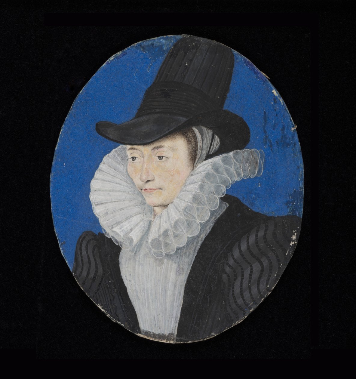 صورة مصغرة لسيدة مجهولة ، c.1590 (مرحاض على الرق) بواسطة إسحاق أوليفر