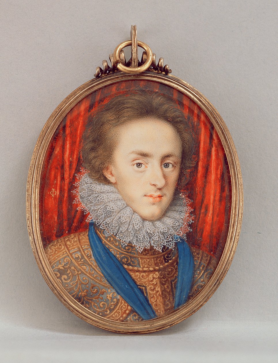 صورة لهنري ، أمير ويلز (1594-1612) c.1610 (مرحاض على الرق) بواسطة إسحاق أوليفر
