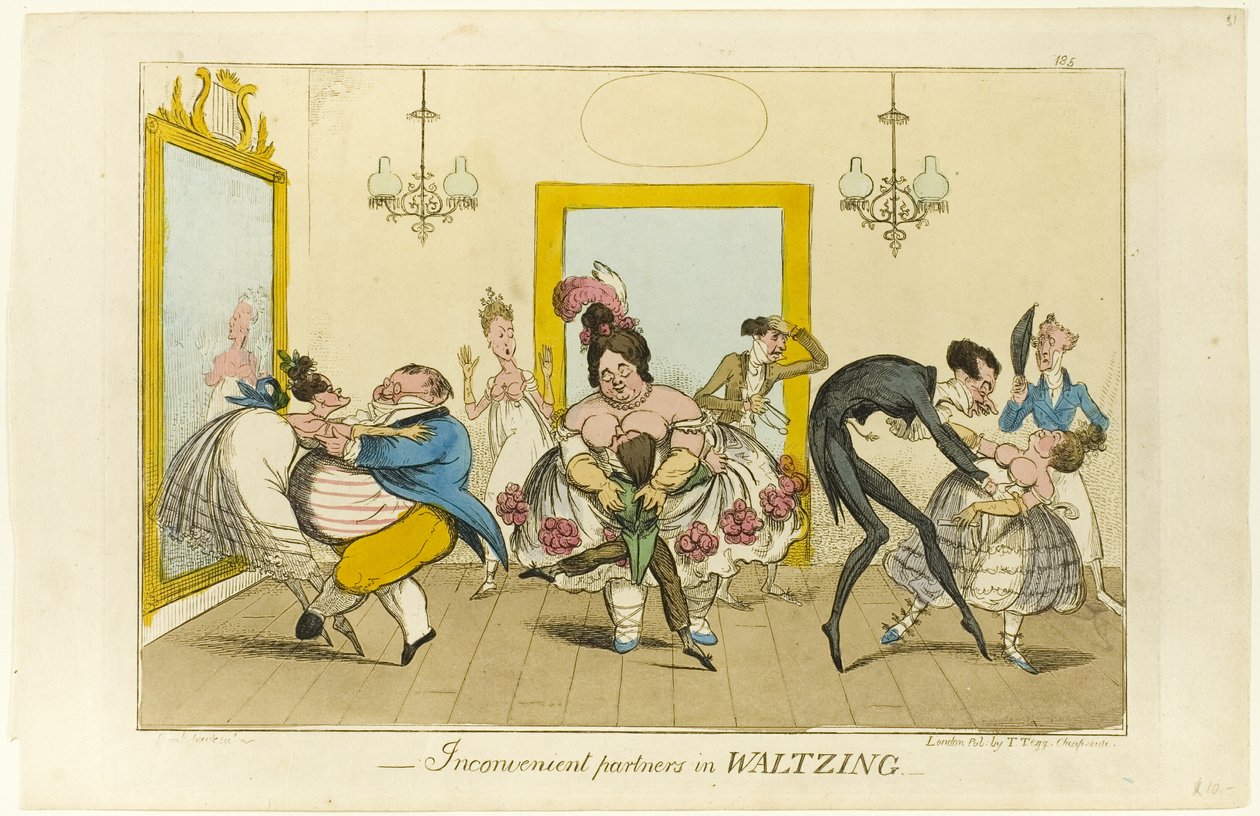 شركاء مزعجين في Waltzing بواسطة إسحاق روبرت كروكشانك