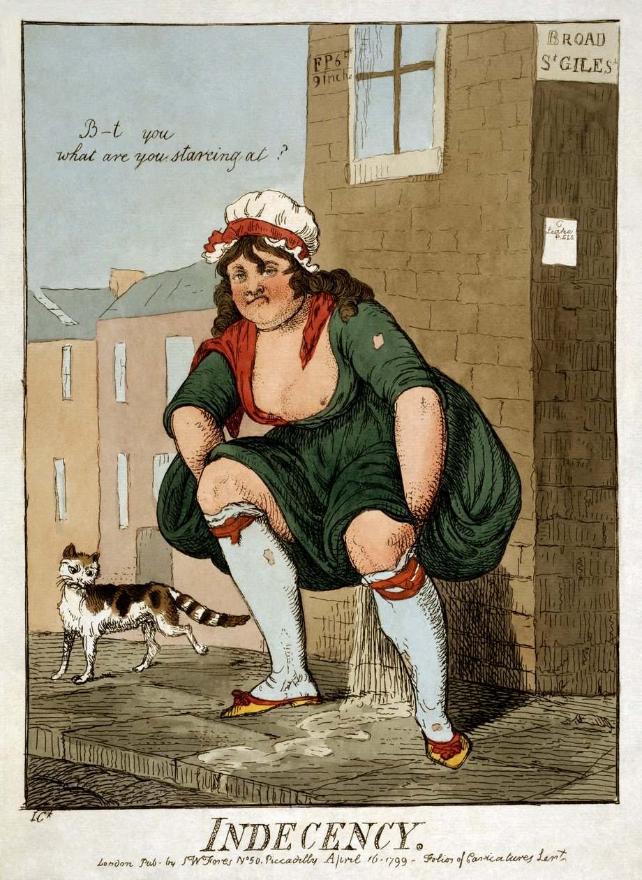 بذاءة ، 1799. بواسطة إسحاق روبرت كروكشانك