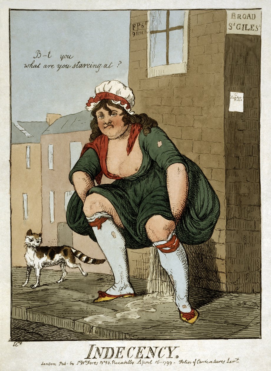 البذاءة ، 1799 بواسطة إسحاق روبرت كروكشانك