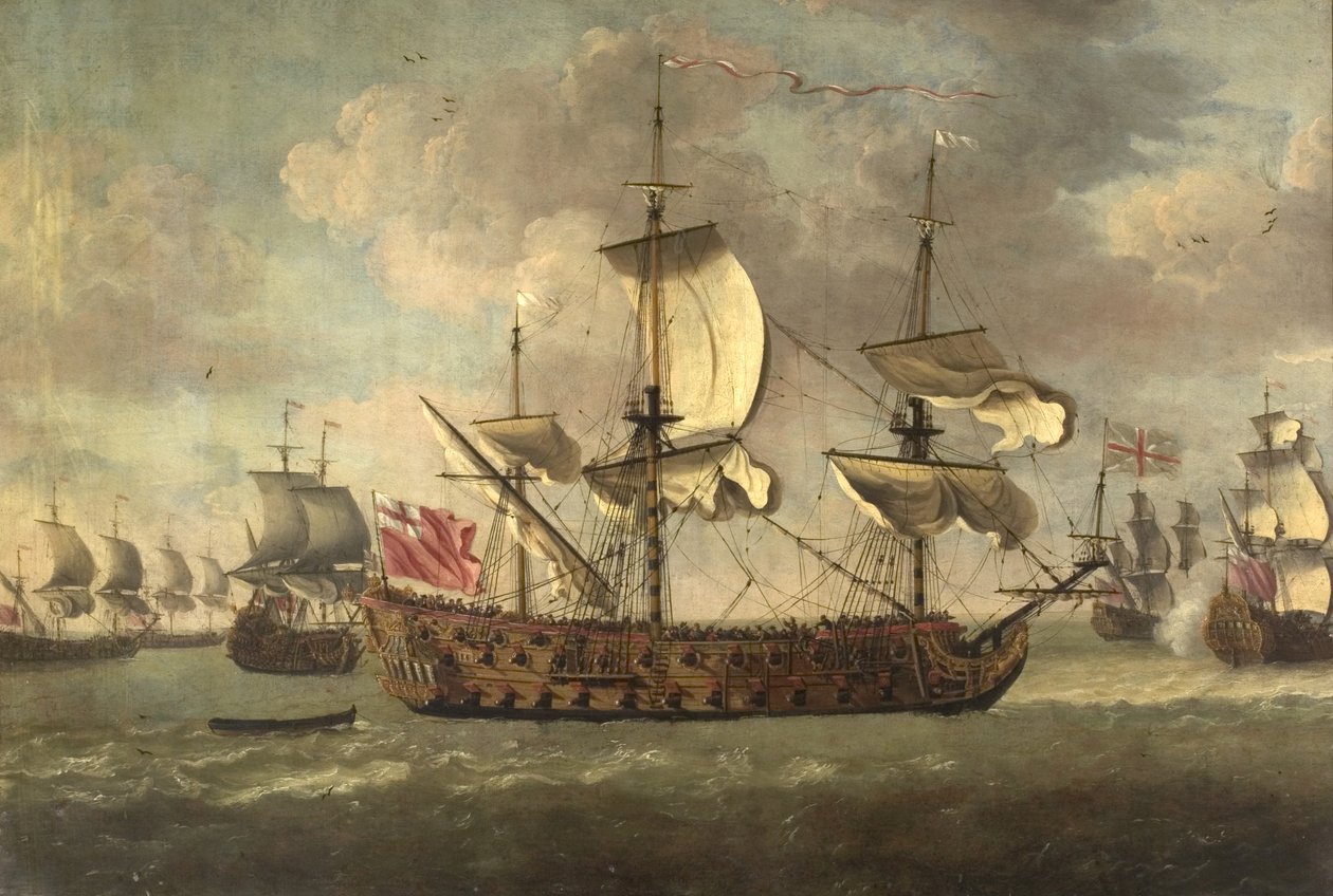HMS "سويفتشر" ، 1675-80 بواسطة إسحاق سيلميكر
