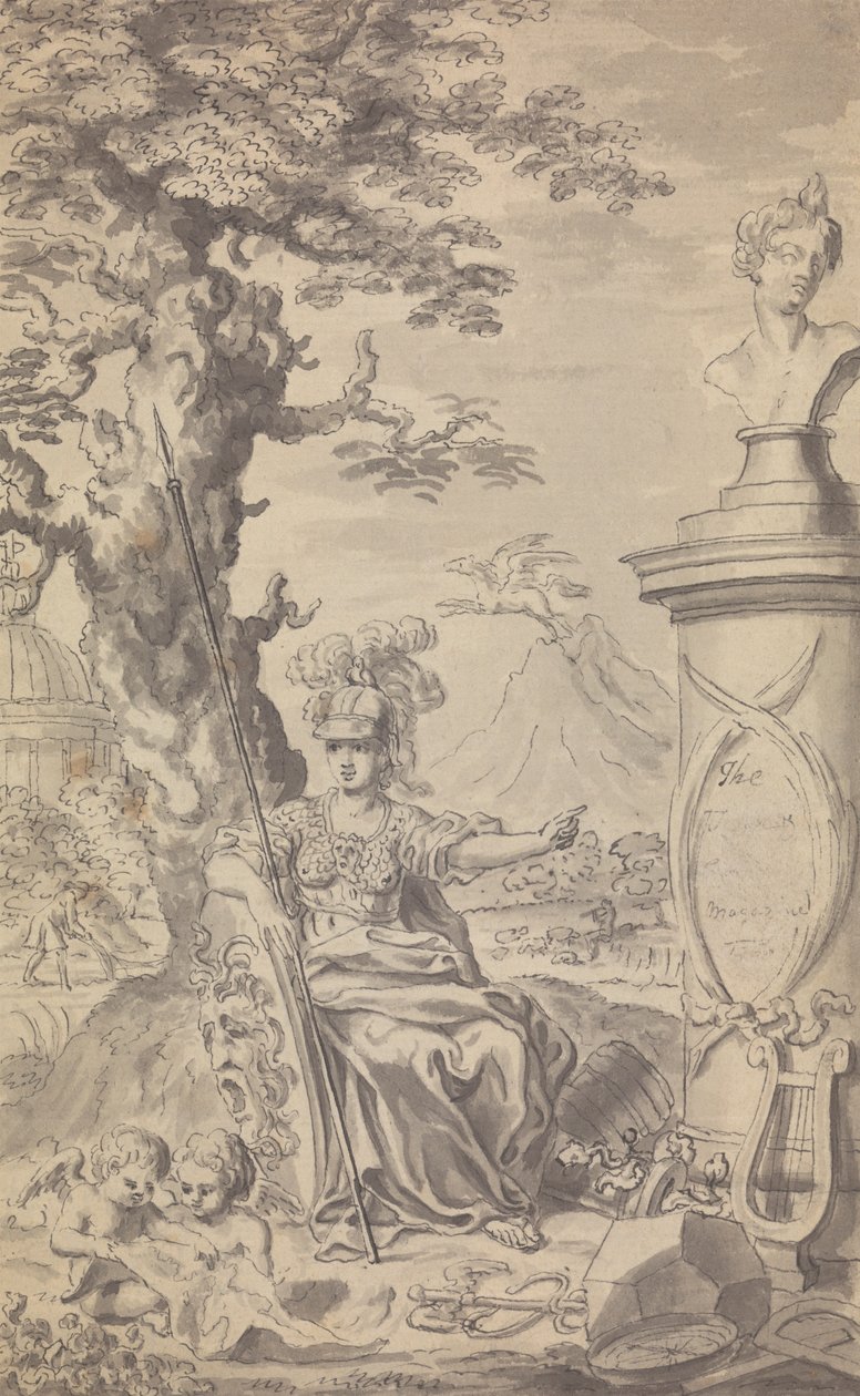مجلة Town and Country Magazine - Frontispiece for 1769 (1st number so no Vol. no.) بواسطة إسحاق تايلور