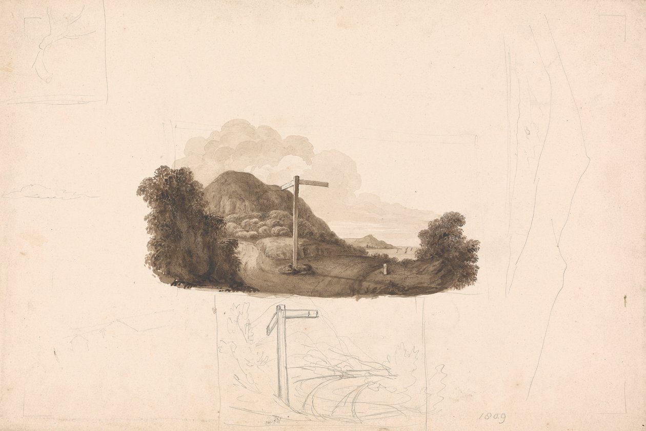 رسم تخطيطي لمقالة صغيرة من تأليف السيد إد هول "تاريخ كارنارفونشاير" ، والذي لم يتم نشره مطلقًا بواسطة إسحاق ويلد