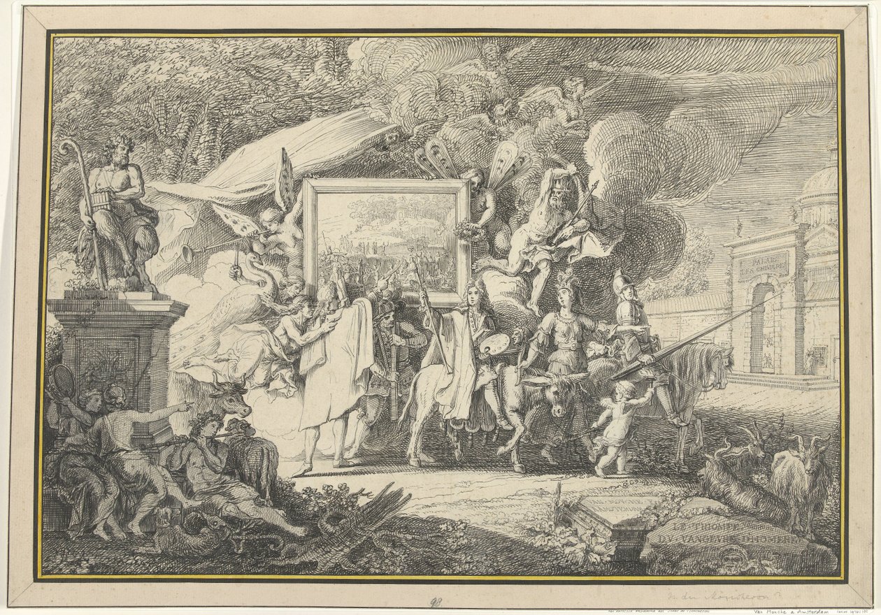 هجاء الرسم والأكاديمية الفرنسية Le Triomphe du Vangeur d