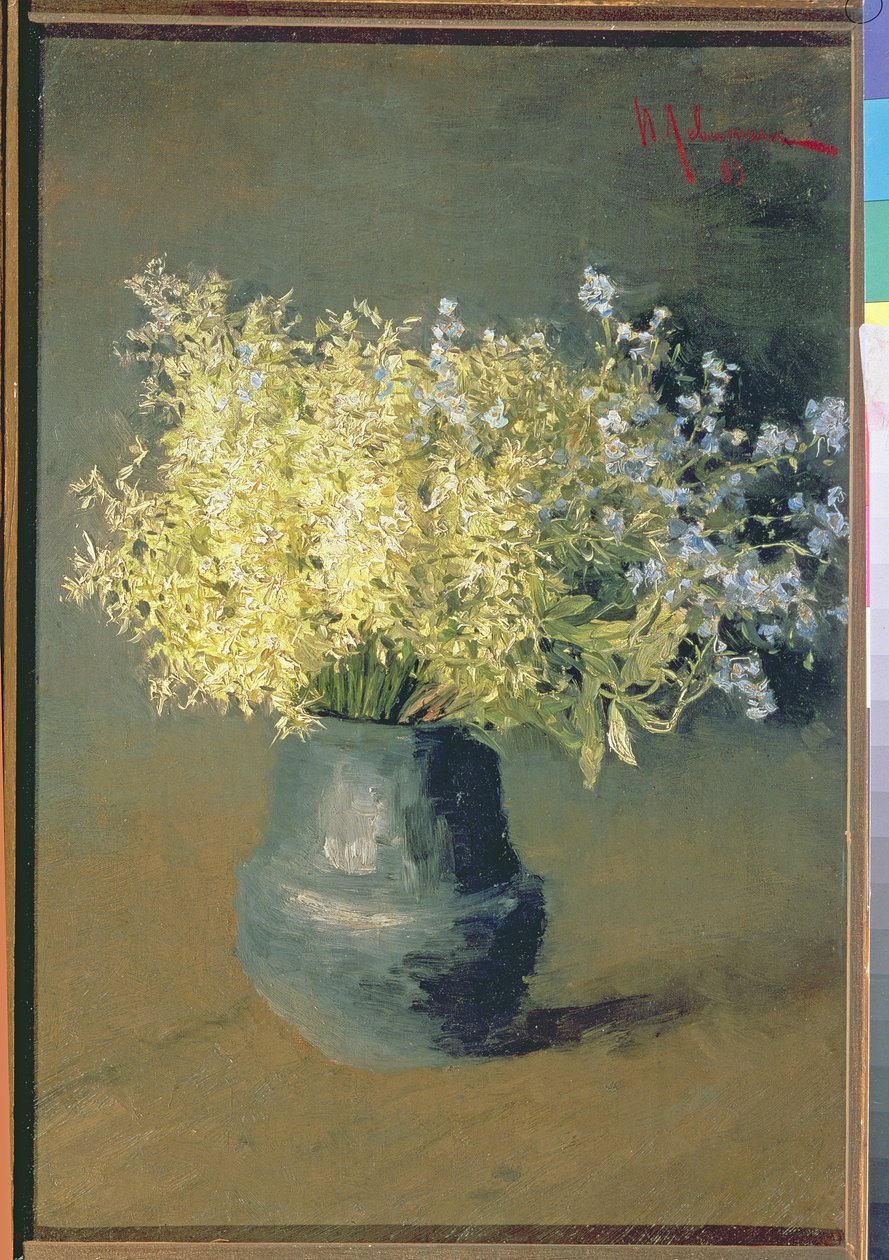 Wild Lilacs و Forget-Me-Nots ، 1889 بواسطة إسحاق إيليتش ليفيتان
