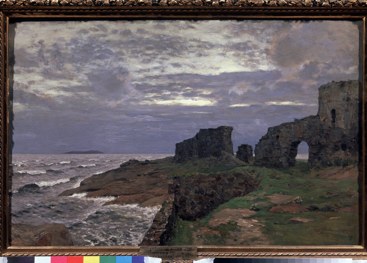 بقايا الماضي ، توايلايت ، فنلندا - رسم إسحاق (إسحاق) إيليتش ليفيتان (1860-1900) ، زيت على قماش بواسطة إسحاق إيليتش ليفيتان