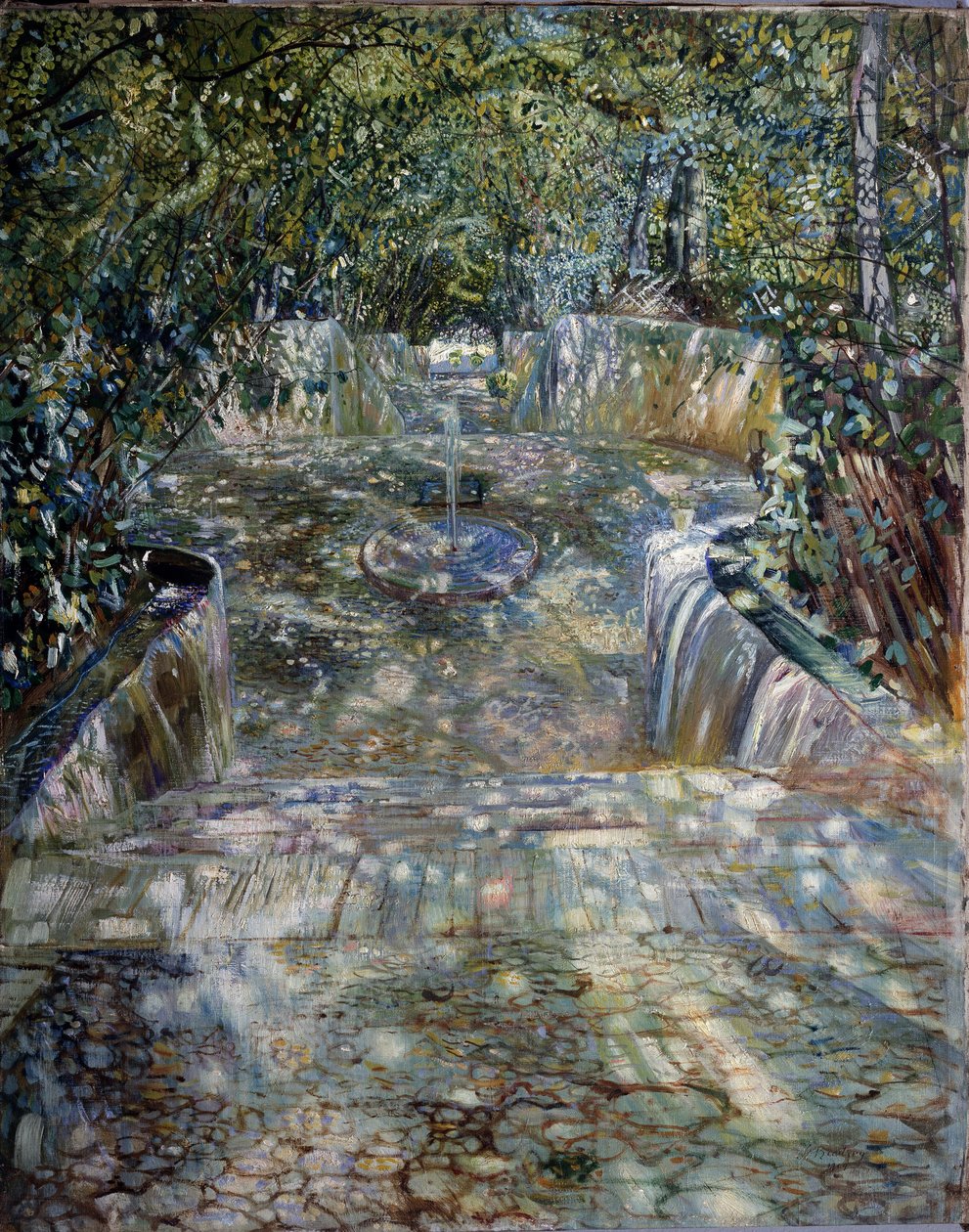 "لا فونتين" Peinture de Isaak Izrailevich Brodsky (Brodski) (1884-1939) 1909 متحف الفن الإقليمي ، روستوف أون دون بواسطة اسحق اسرائيل برودسكي