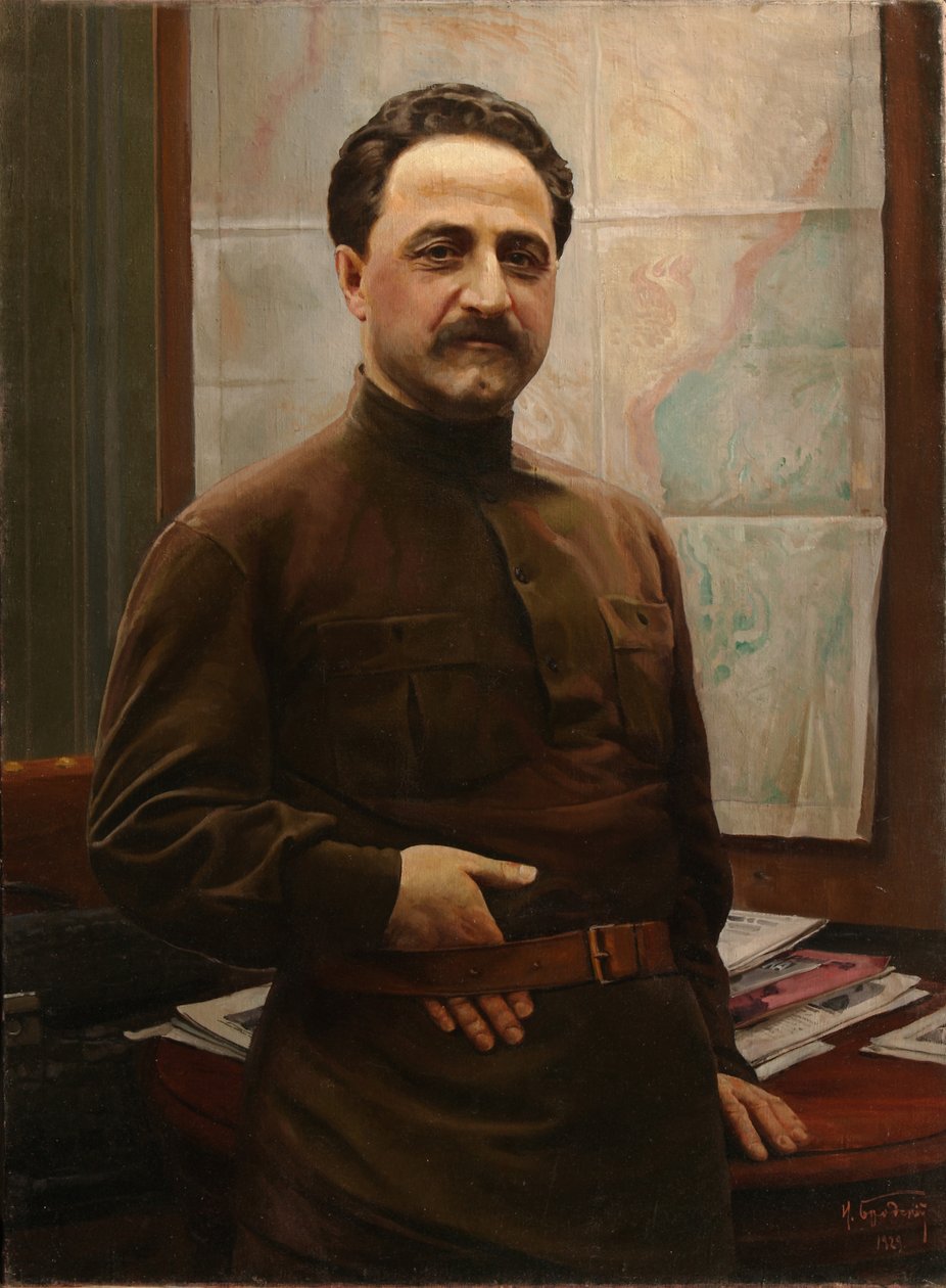 صورة لغريغوري سيرجو أوردزونيكيدزه 18861937 ، 1929 بواسطة اسحق اسرائيل برودسكي