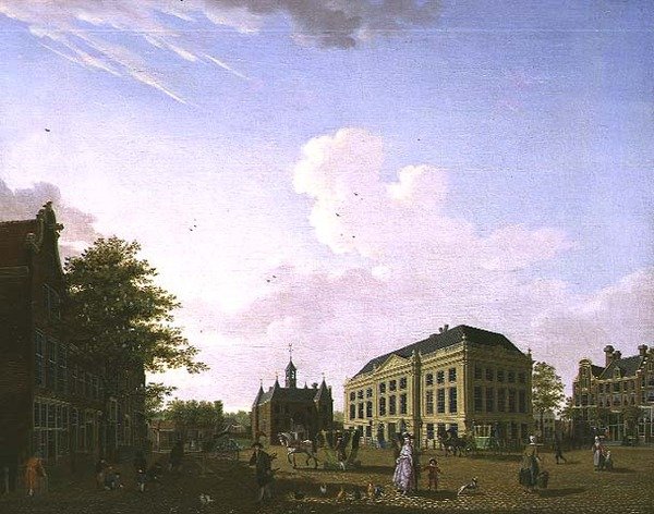 منظر على بليد Leidse في أمستردام ، 1778 بواسطة إسحاق ووتر