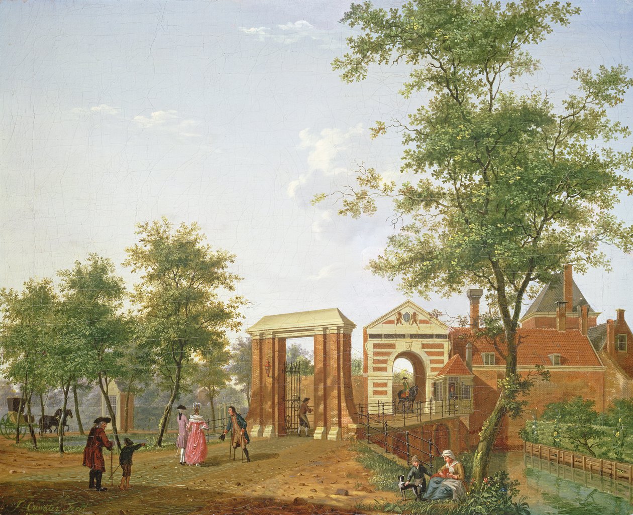 منظر لزيلبورت ، هارلم ، 1780 بواسطة إسحاق ووتر