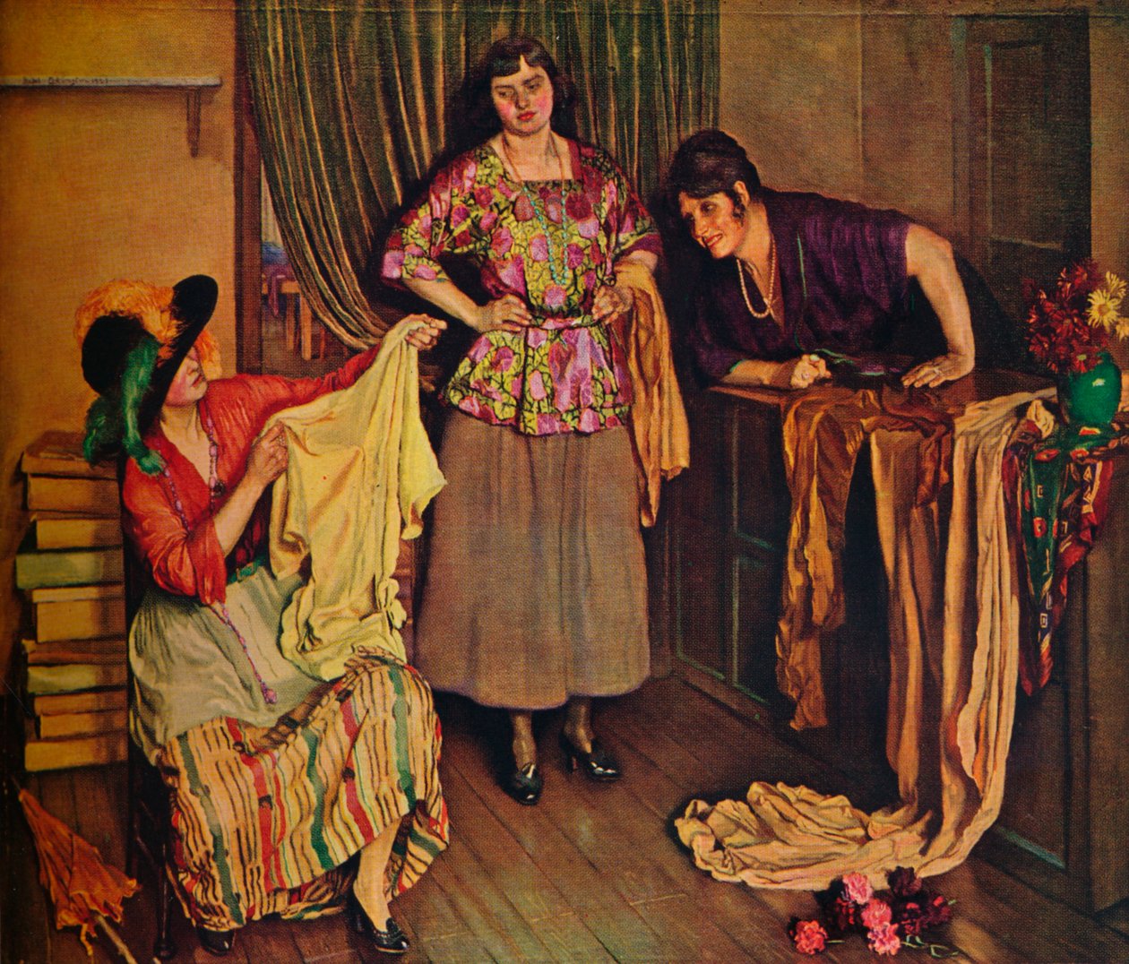 "The Blouse Shop" ، 1925 بواسطة إيزابيل كودرينجتون