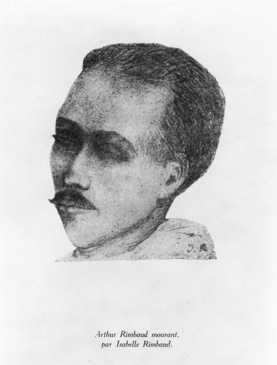 وفاة آرثر رامبو (1854-91) ، 1891 (صور من وزن الجسم) بواسطة إيزابيل رامبو