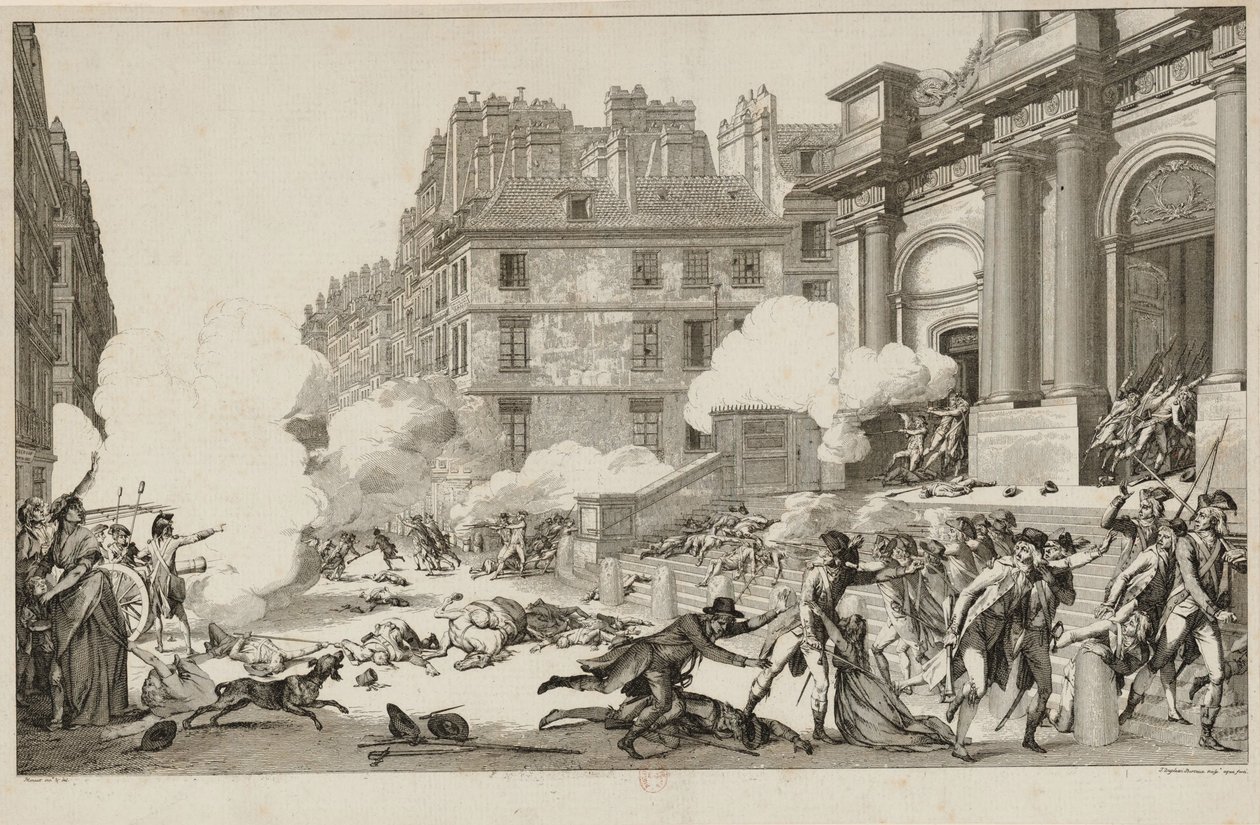 13 Vendemiaire. قمع نابليون بونابرت للثورة الملكية ... في باريس ، 1797. بواسطة إيزيدور ستانيسلاس هيلمان