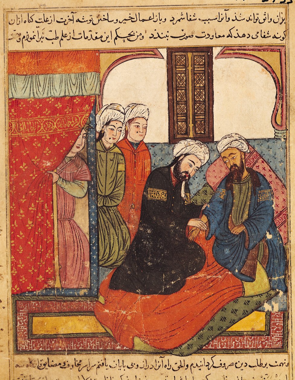 F.111 استشارة طبية من "كتاب كليلة ودمنة" من "خرافات بيدباي" بواسطة مدرسة إسلامية