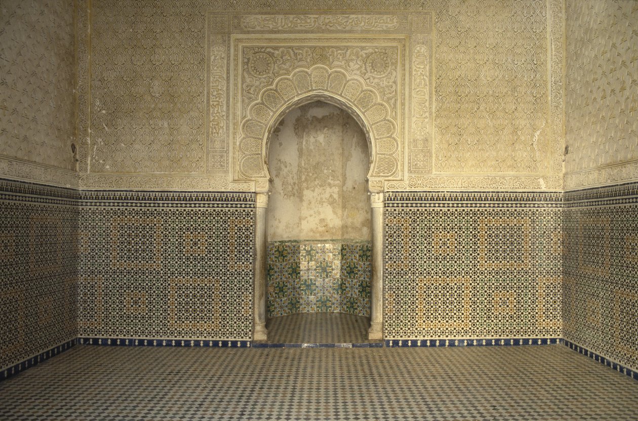 Madrasa of Sidi Bou Medine, prayer hall  بواسطة مدرسة إسلامية