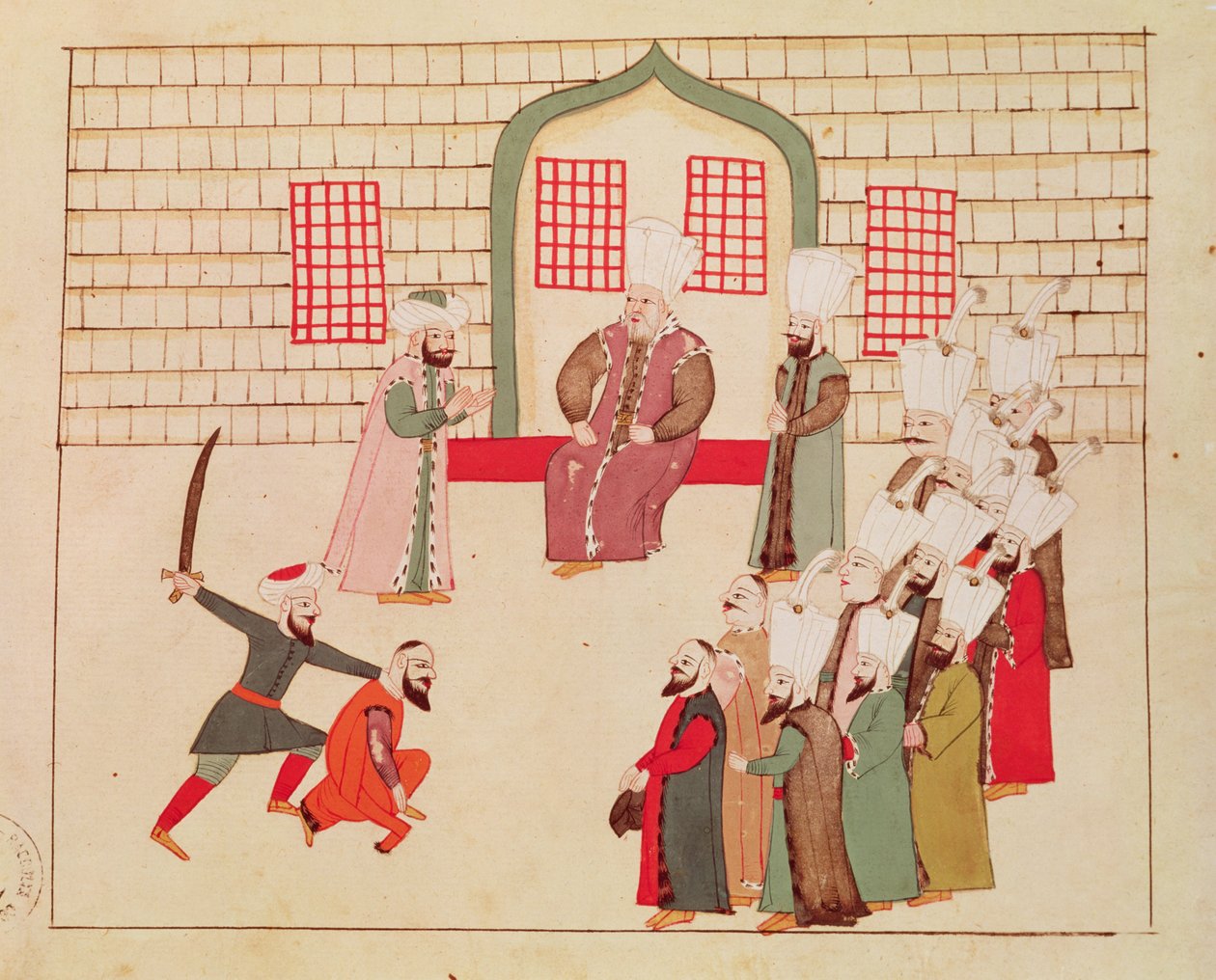 السيدة 1671 وزير يراقب الإعدام بواسطة مدرسة إسلامية
