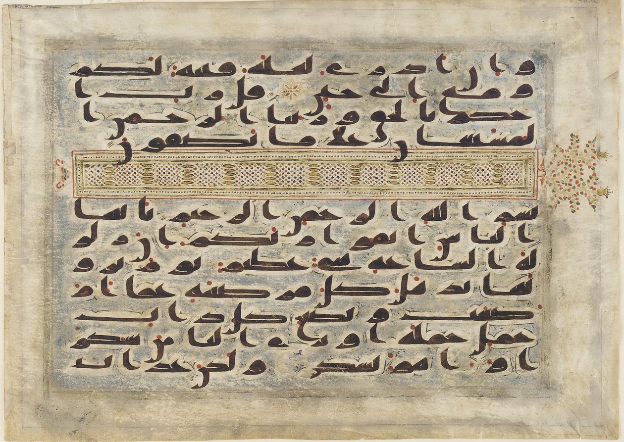 آخر آيات السور القرآنية العصر العباسي شمال إفريقيا بواسطة مدرسة إسلامية