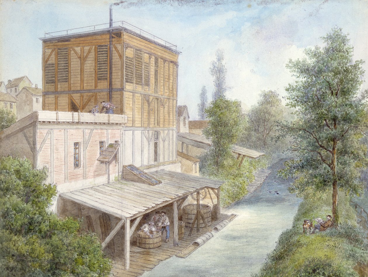 Bievre في Gentilly ، 1865 بواسطة ايزودور لوران ديروي