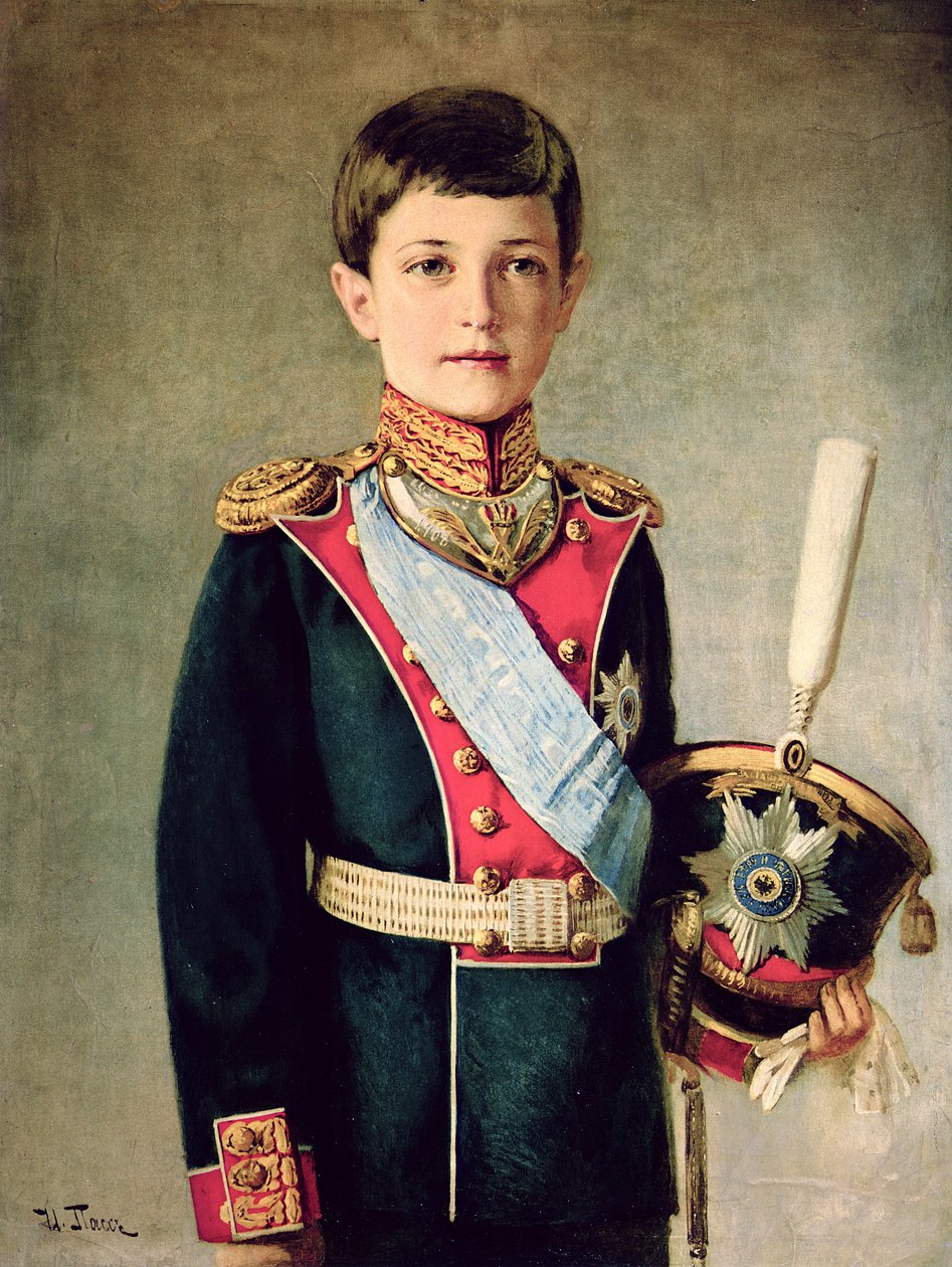 صورة Tsarevitch Alexei Nikolaevich ؛ بواسطة إسرائيل أبراموفيتش باس