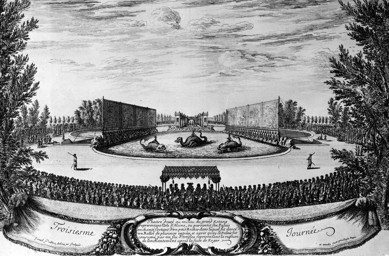 أداء الباليه "L&39;Isle d&39;Alcine" ، 1673 بواسطة إسرائيل سيلفستر الأصغر
