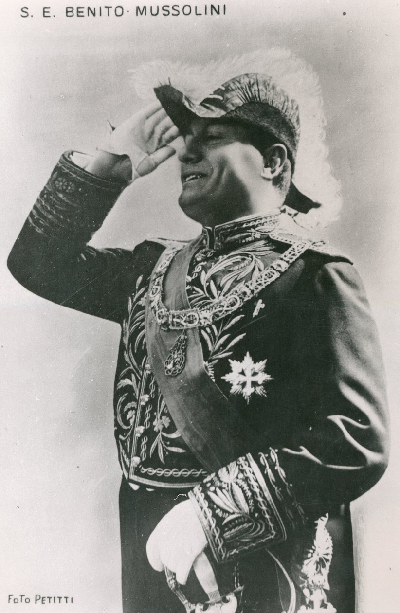 بينيتو موسوليني (1883-1945) 1930s بواسطة مصور إيطالي