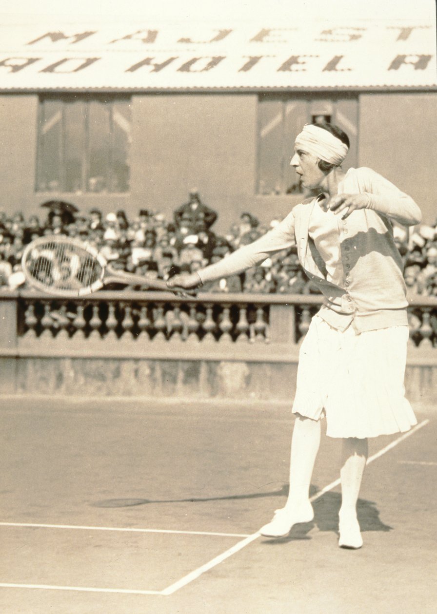 سوزان لينغلين تنس ، ج .1926 (طباعة الجيلاتين الفضي بروميد) بواسطة مصور إيطالي