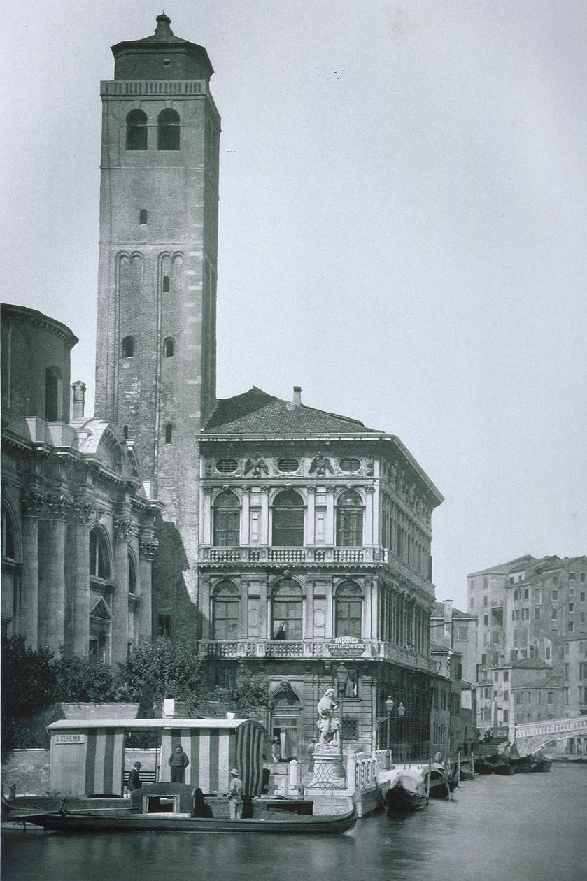 منظر ل Palazzo Labia وكنيسة San Geremia بواسطة مصور إيطالي