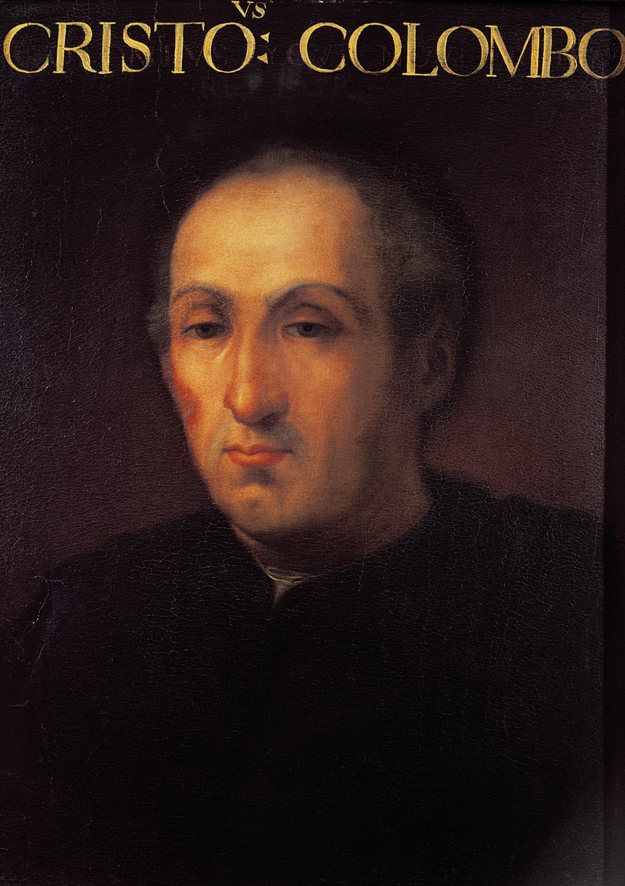صورة كريستوفر كولومبوس (1451-1506) بواسطة المدرسة الايطالية