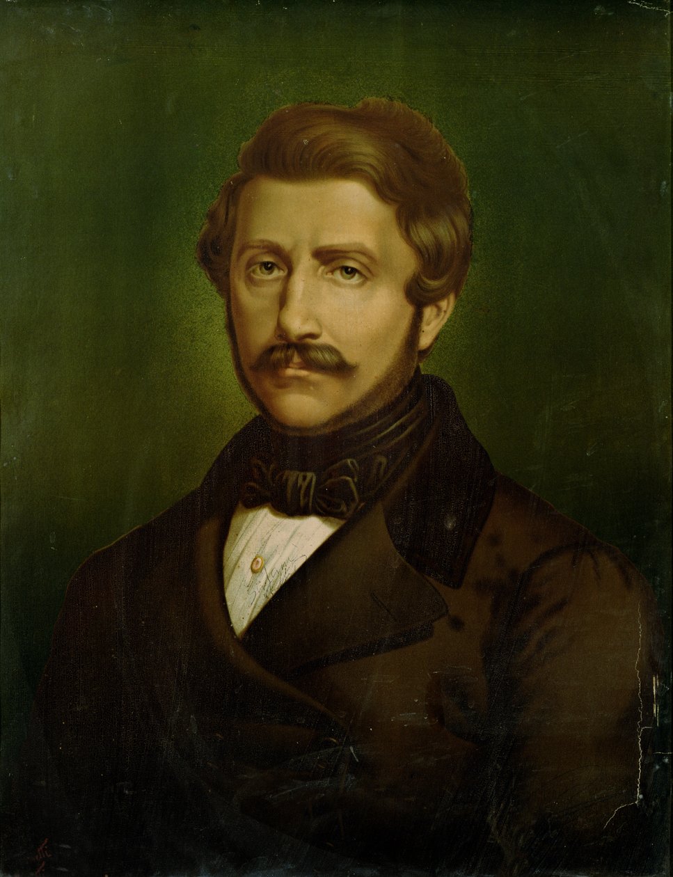 صورة غايتانو دونيزيتي (1797-1848) بواسطة المدرسة الايطالية