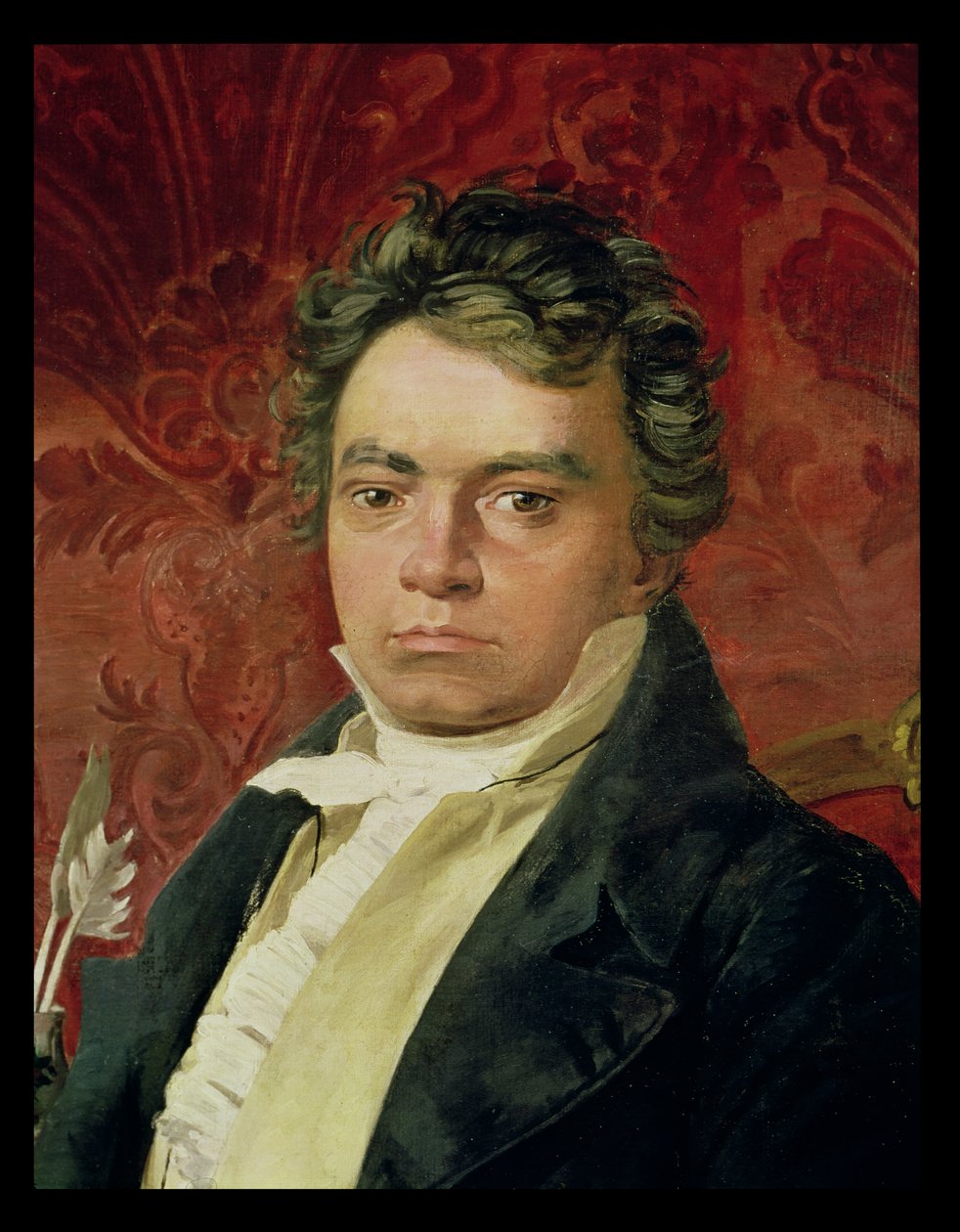 صورة لودفيغ فان بيتهوفن (1770-1827) بواسطة المدرسة الايطالية