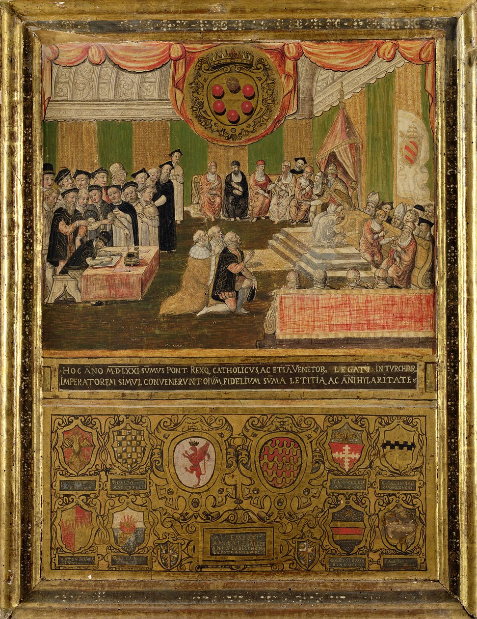 تصديق الدوري ضد الأتراك 1570-71 بواسطة المدرسة الايطالية