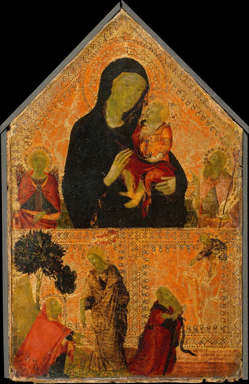 مادونا والطفل مع القديسين مايكل وجون المعمدان ، The Noli Me Tangere ... بواسطة إيطالي