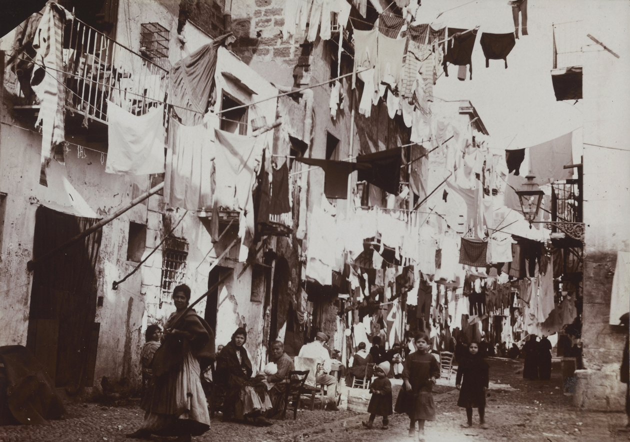 شارع مميز في باليرمو ، 1920 بواسطة مصور إيطالي