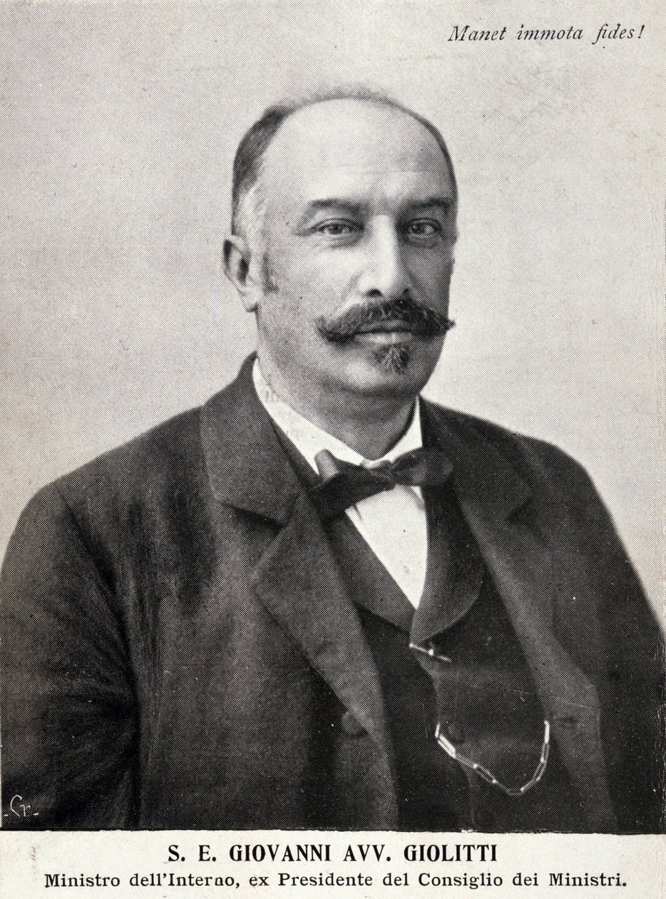 صورة جيوفاني جيوليتي (1842-1928) ، سياسي إيطالي. بواسطة مصور إيطالي