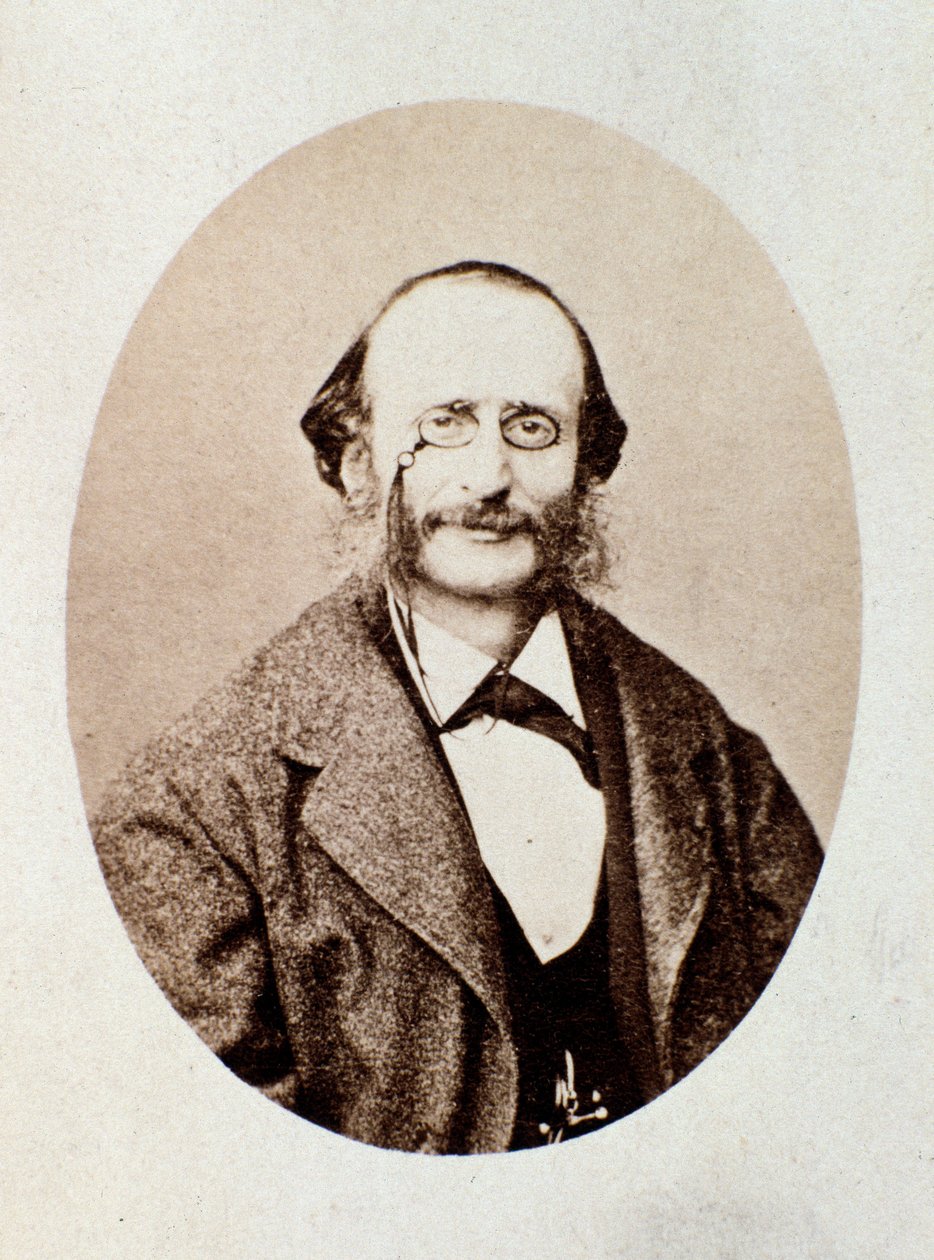 صورة لجاك أوفنباخ (1819-1880) ملحن ألماني بواسطة مصور إيطالي