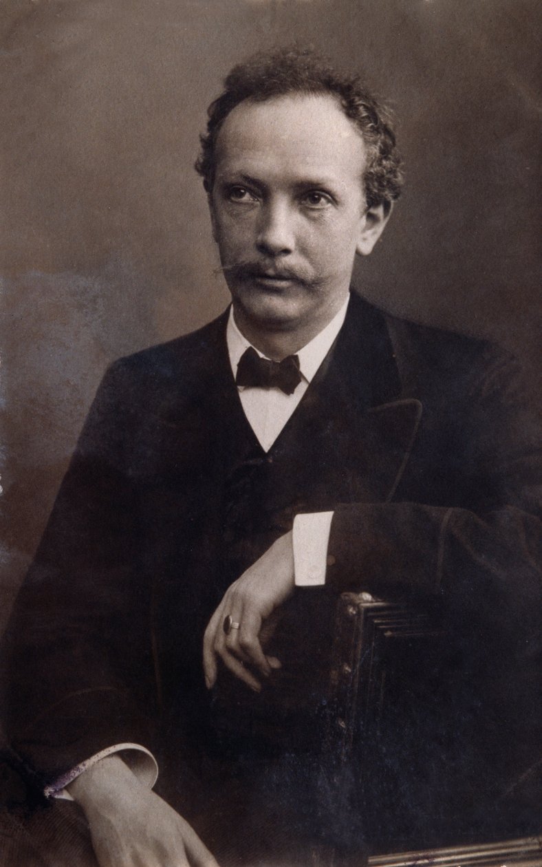 صورة لريتشارد شتراوس (1864-1949) ملحن ألماني. بواسطة مصور إيطالي