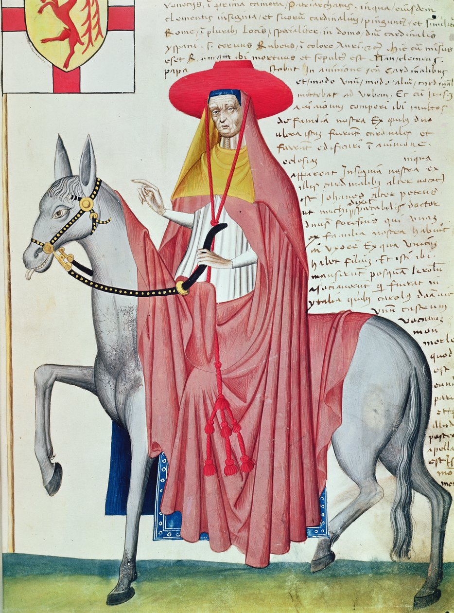 أسقف من "Codex Capodilista" (ورق) بواسطة المدرسة الايطالية