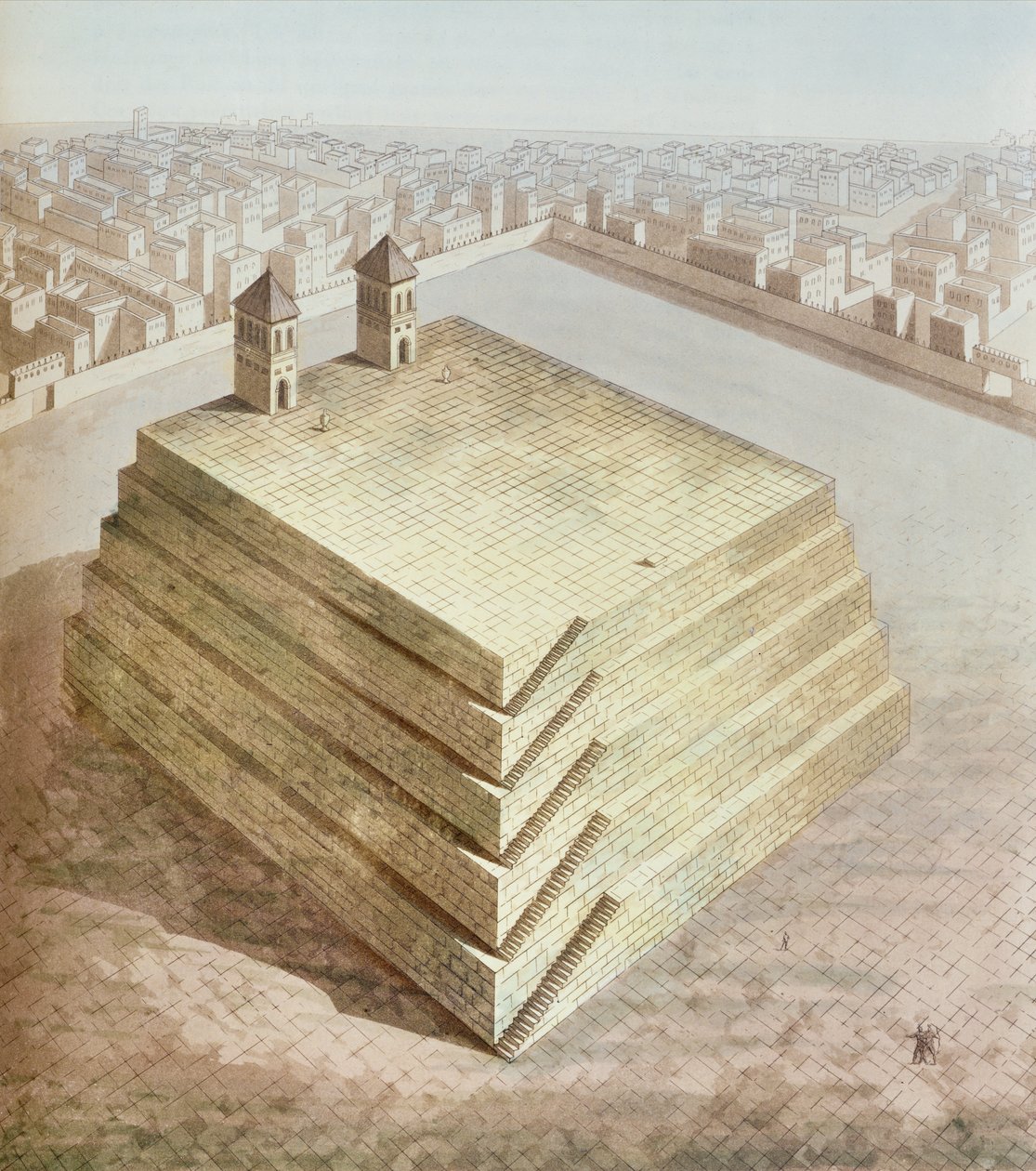 تيوكالي المكسيكي ، c.1820 بواسطة المدرسة الايطالية
