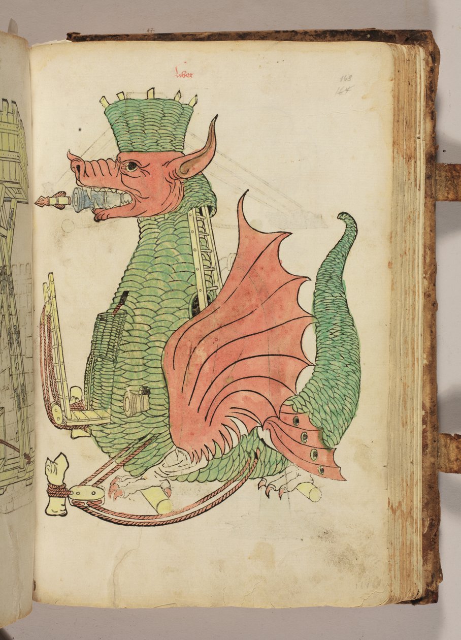 رسم توضيحي من كتاب دي ري ميليتاري (عن الفنون العسكرية) لروبرتوس فالتوريوس (1413-1484) بواسطة المدرسة الايطالية