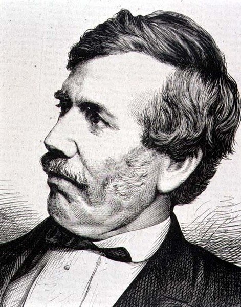 ديفيد ليفينغستون (1813-1873) الإسكتلندي التبشيري والمستكشف الأفريقي (نقش) بواسطة المدرسة الايطالية