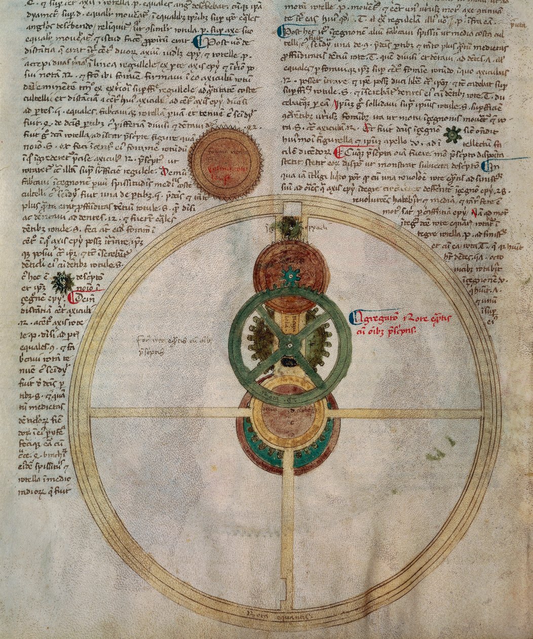 Detail of the Astrarium of Giovanni Dall