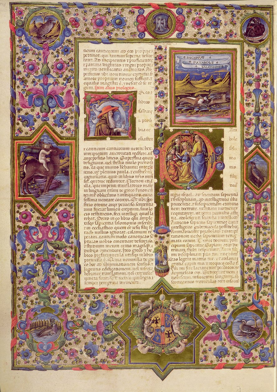Fol.280r افتتاح الفصل Ecclesiasticus ، من Borso d