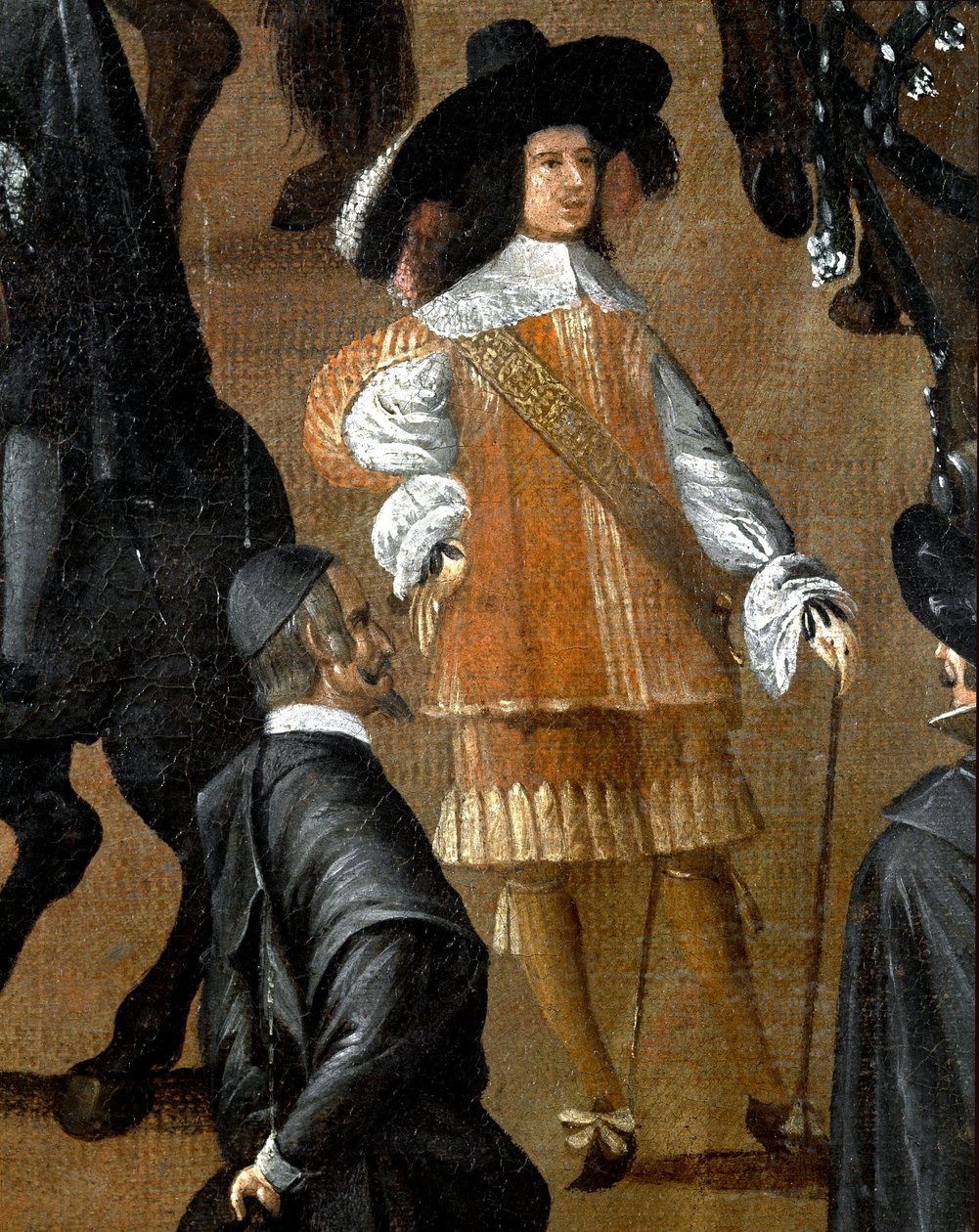 Gentleman in spanish dress, detail (Painting بواسطة المدرسة الايطالية
