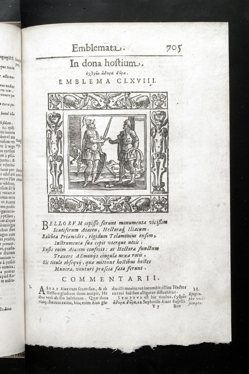 رسم توضيحي من الشعار ، 1621 بواسطة المدرسة الايطالية