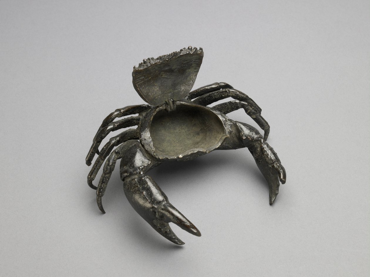 Inkstand في شكل سلطعون ، ج. 1560 (برونزي) بواسطة المدرسة الايطالية