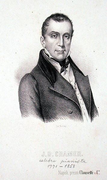 يوهان بابتيست كرامر (1771-1858) نقش على يد ريختر (نقش) بواسطة المدرسة الايطالية