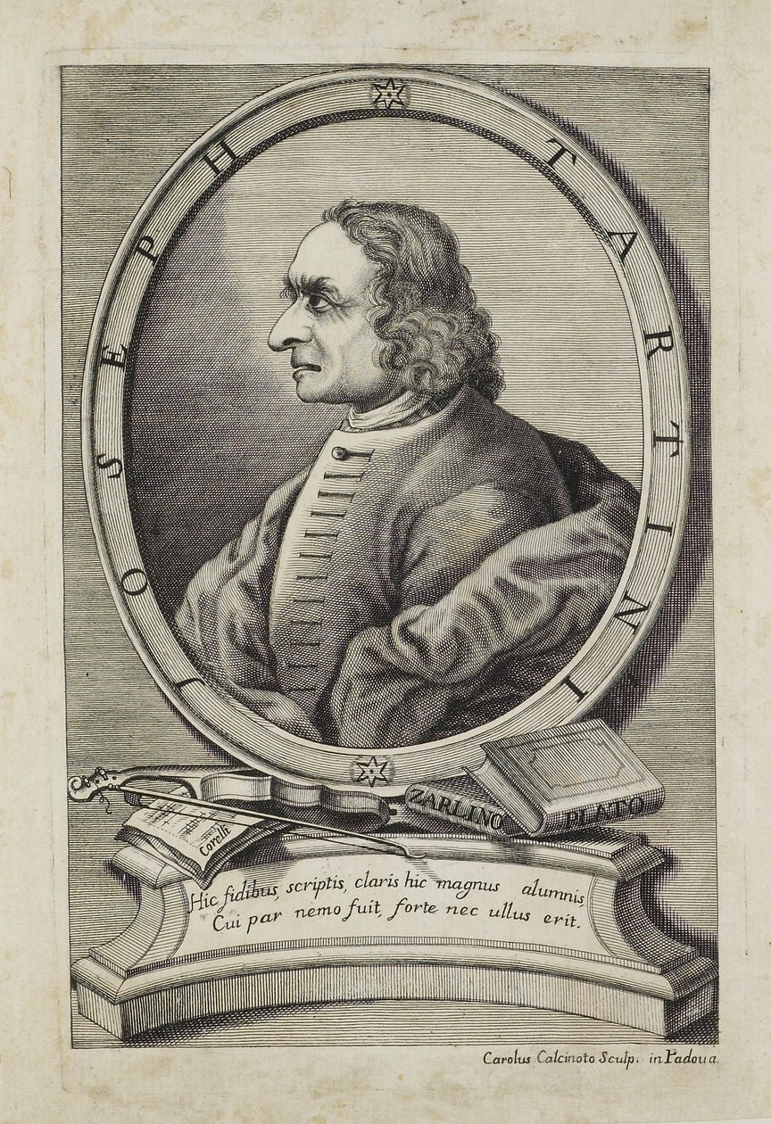 جوزيف تارتيني ، نقش كارلو كالسينوتو (fl.1763) ، c.1763 بواسطة المدرسة الايطالية
