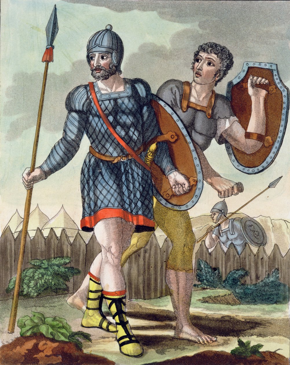 الفيلق ، من أنتيكا روما ، 1825 بواسطة المدرسة الايطالية