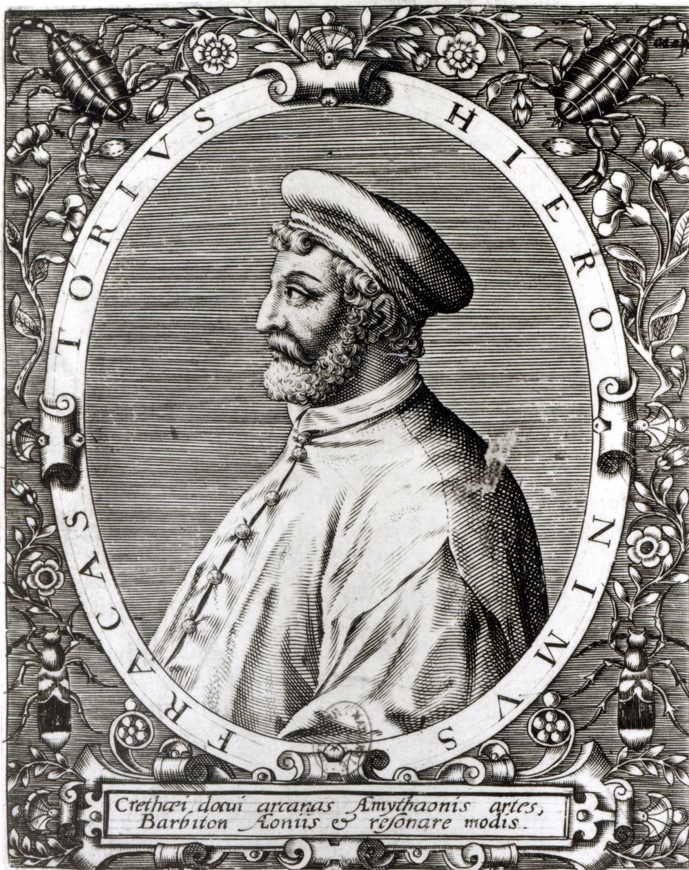 صورة ميدالية لجيرولامو فراكاستورو (1483-1553) بواسطة المدرسة الايطالية